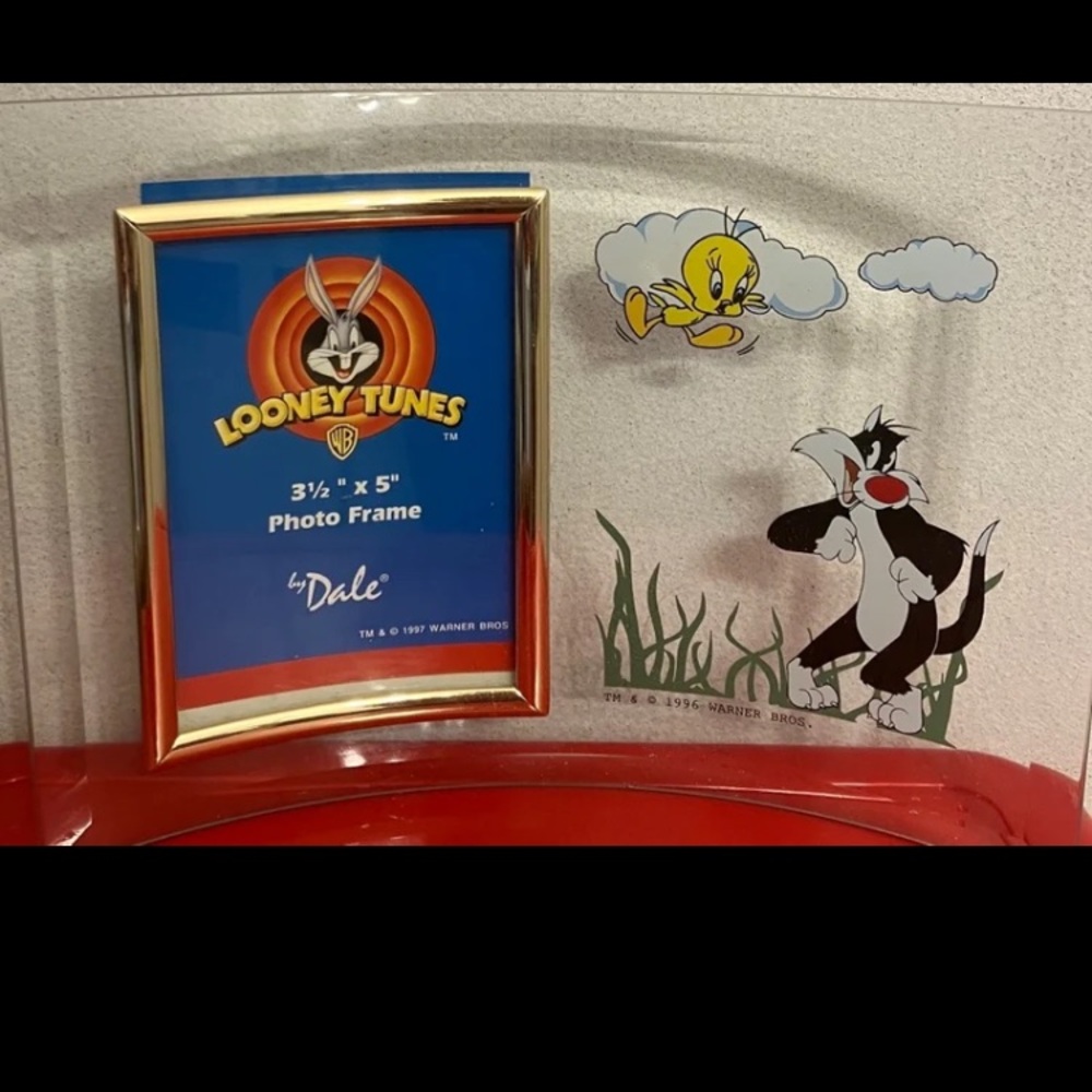 Rare Tweety Bird & Sylvester Picture Frame